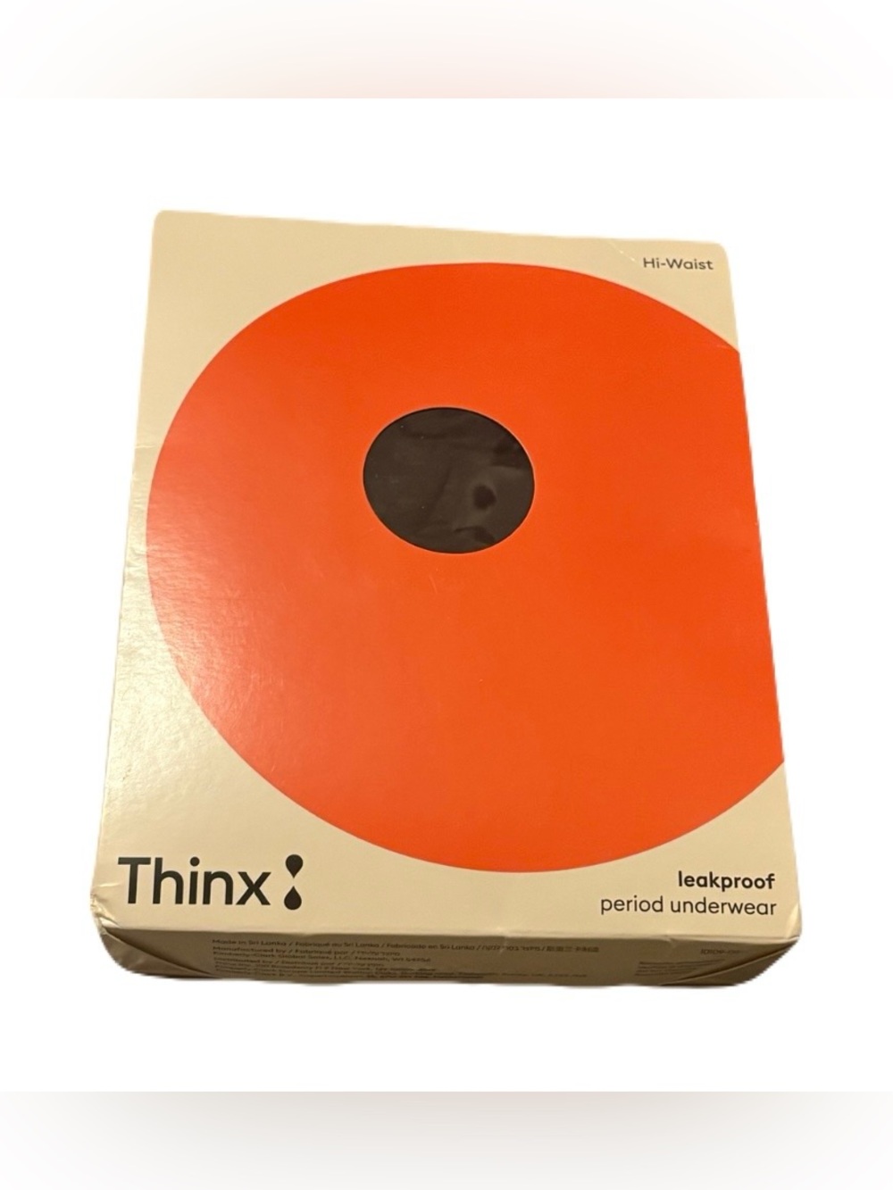(Thinx) Hi-Waist Leakproof Period Underwear: Size 4XL